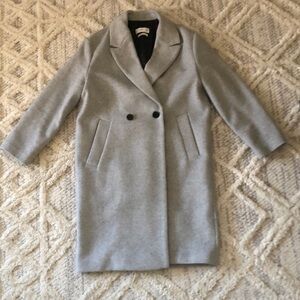Mango wool blend coat